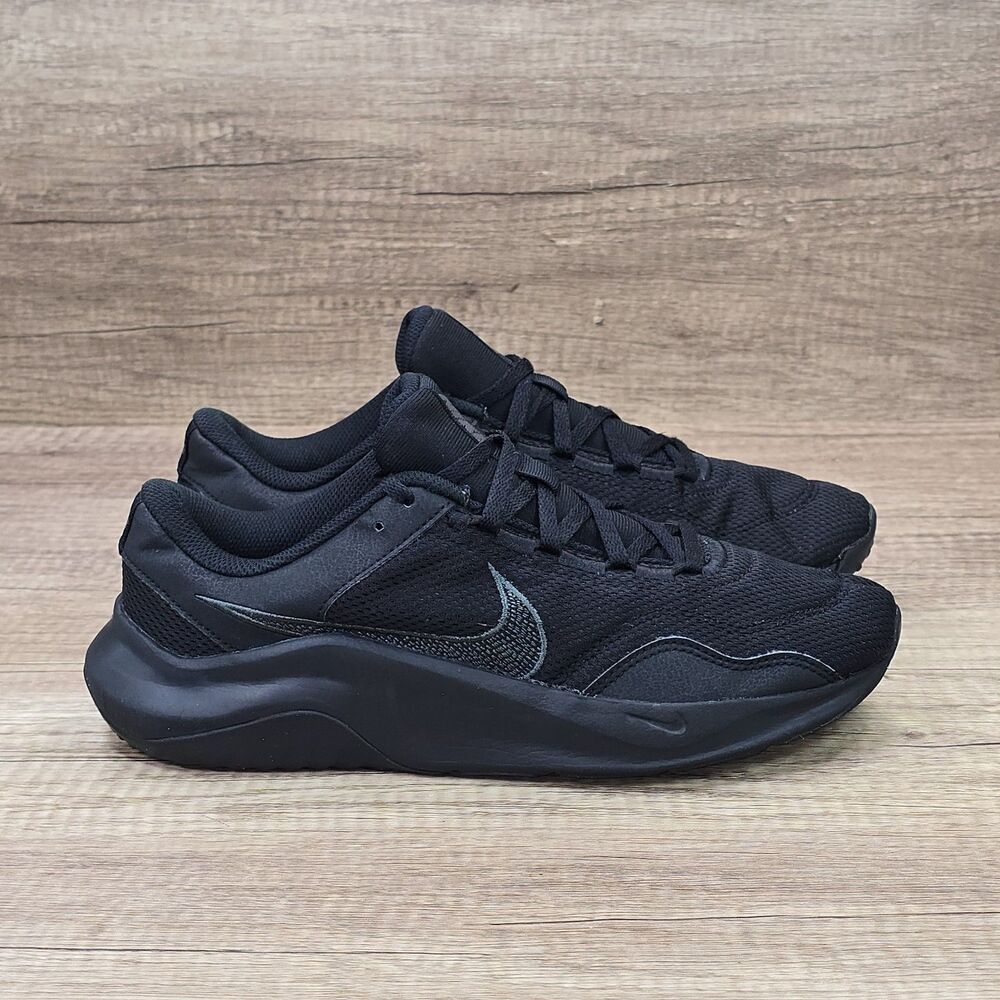 Nike Legend Essential 3 Next Nature Men's Sz 8.5 Black Running Shoes (DM1120-007